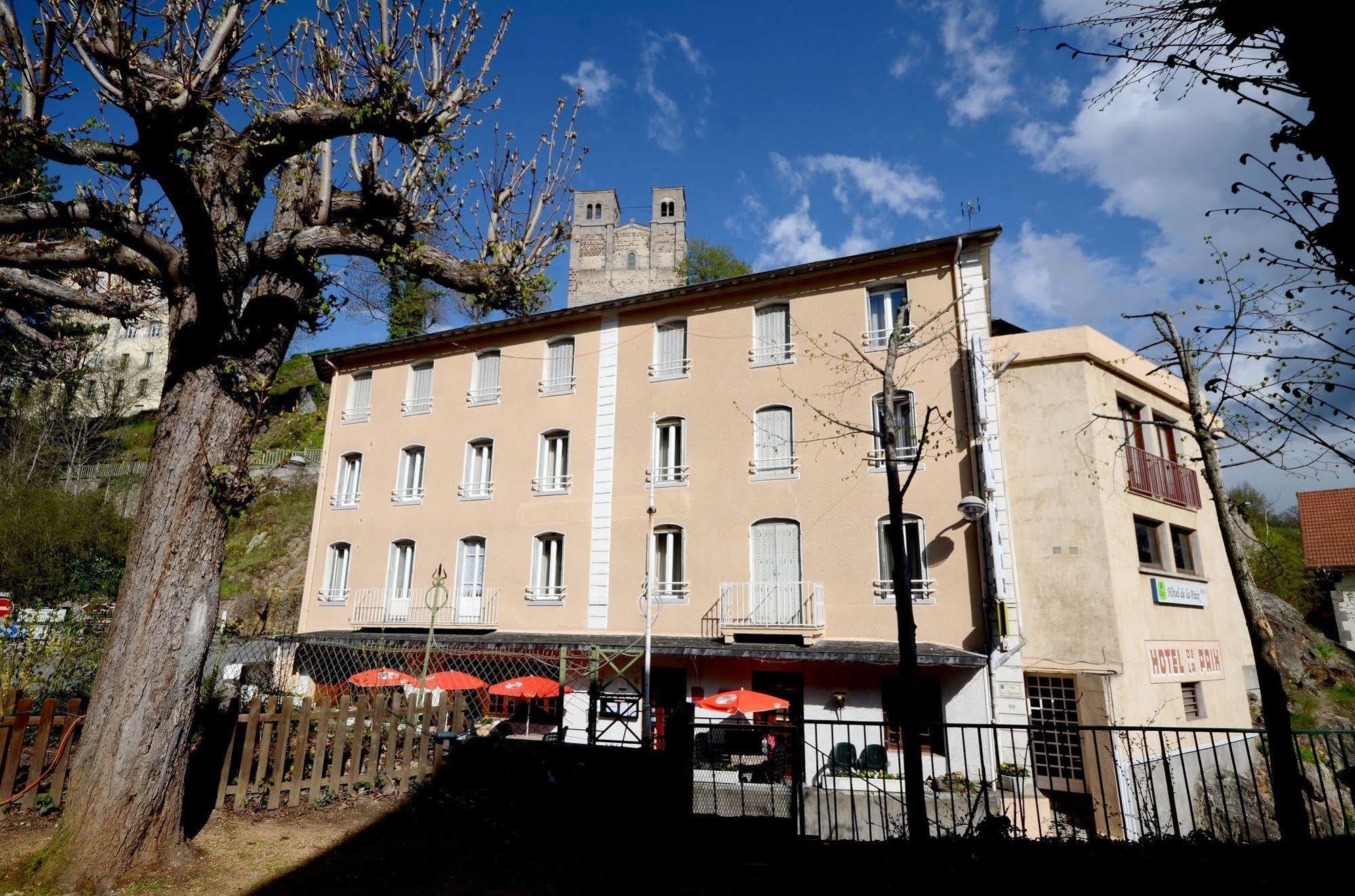 Logis Hotel De La Paix Saint-Nectaire Zewnętrze zdjęcie